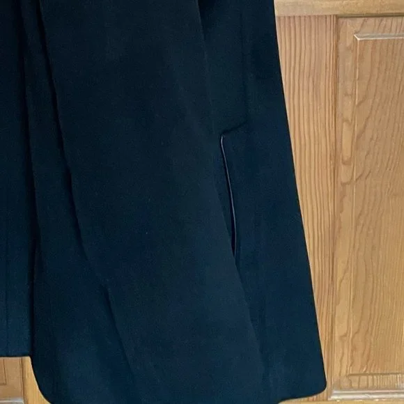 Jones New York Collection Classic Pea Coat EUC Sz 12 Black - Picture 7 of 12